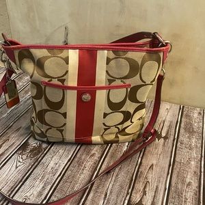 Coach shoulder Hampton weekend bag